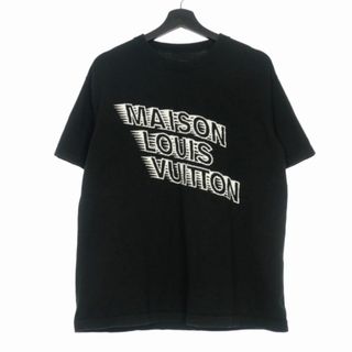 購入証明有LOUISVUITTON マルチロゴモノグラムフラワーTシャツ 黒 S-