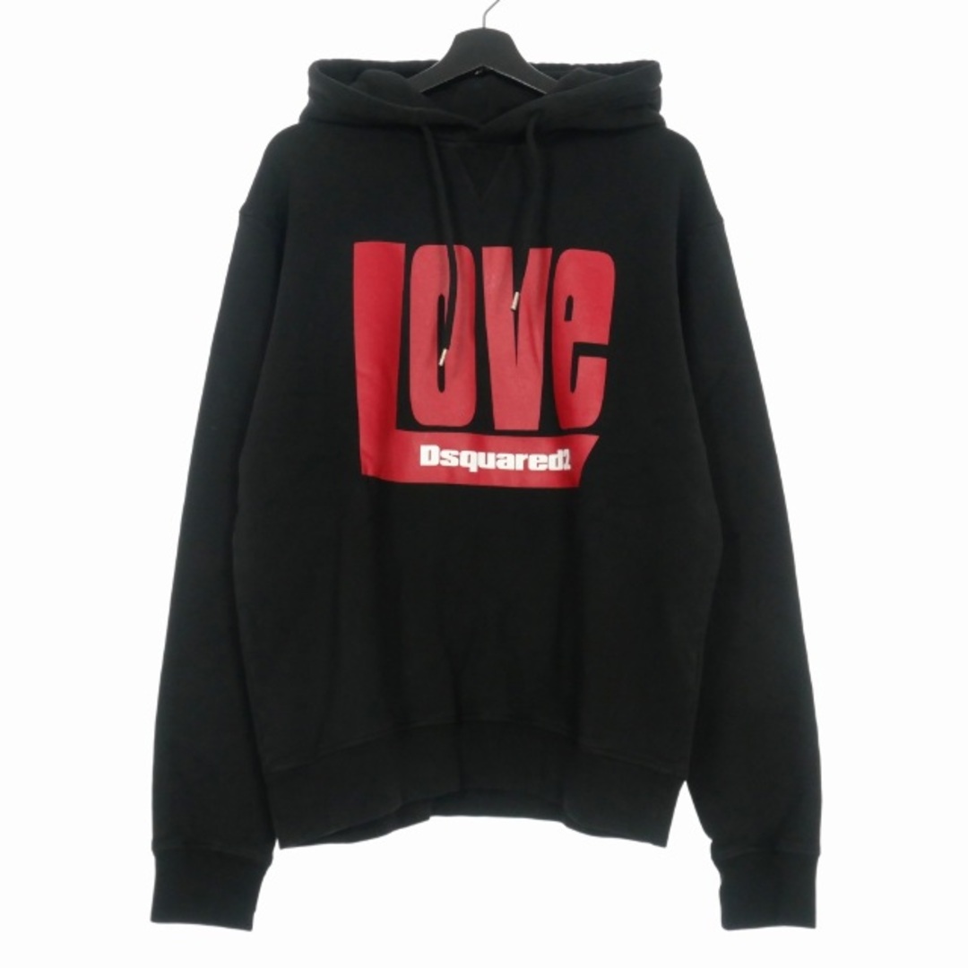 59cm着丈ディースクエアード 22AW D2 LOVE COOL HOODIE パーカー