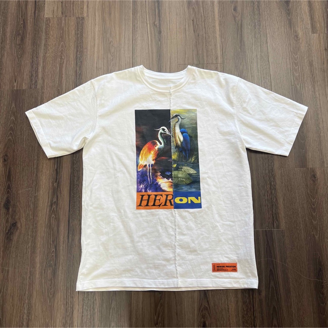 タ　ヘロンプレストン　HERON PRESTON Tシャツ　tee バード