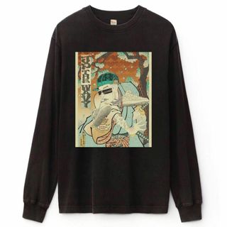 JP THE WAVY ロンＴ rap hiphop music(Tシャツ/カットソー(七分/長袖))