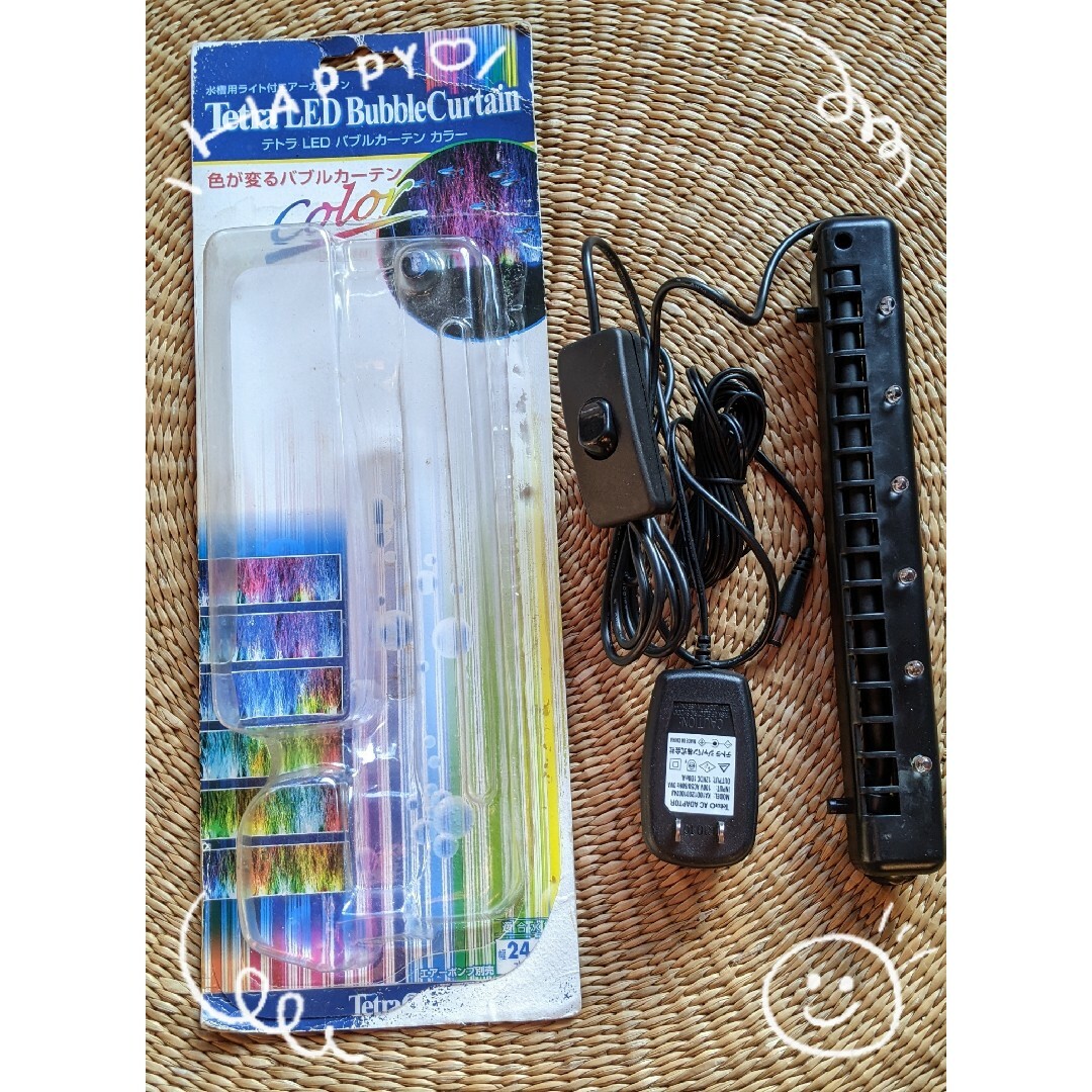 テトラ(水槽) LED バブルカラーカーテンの通販 by 楽捨離ing|ラクマ テトラ LEDバブルカーテン カラー