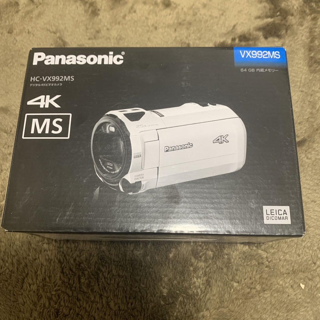 Panasonic デジタル4Kビデオカメラ ホワイト HC-VX992MS-W
