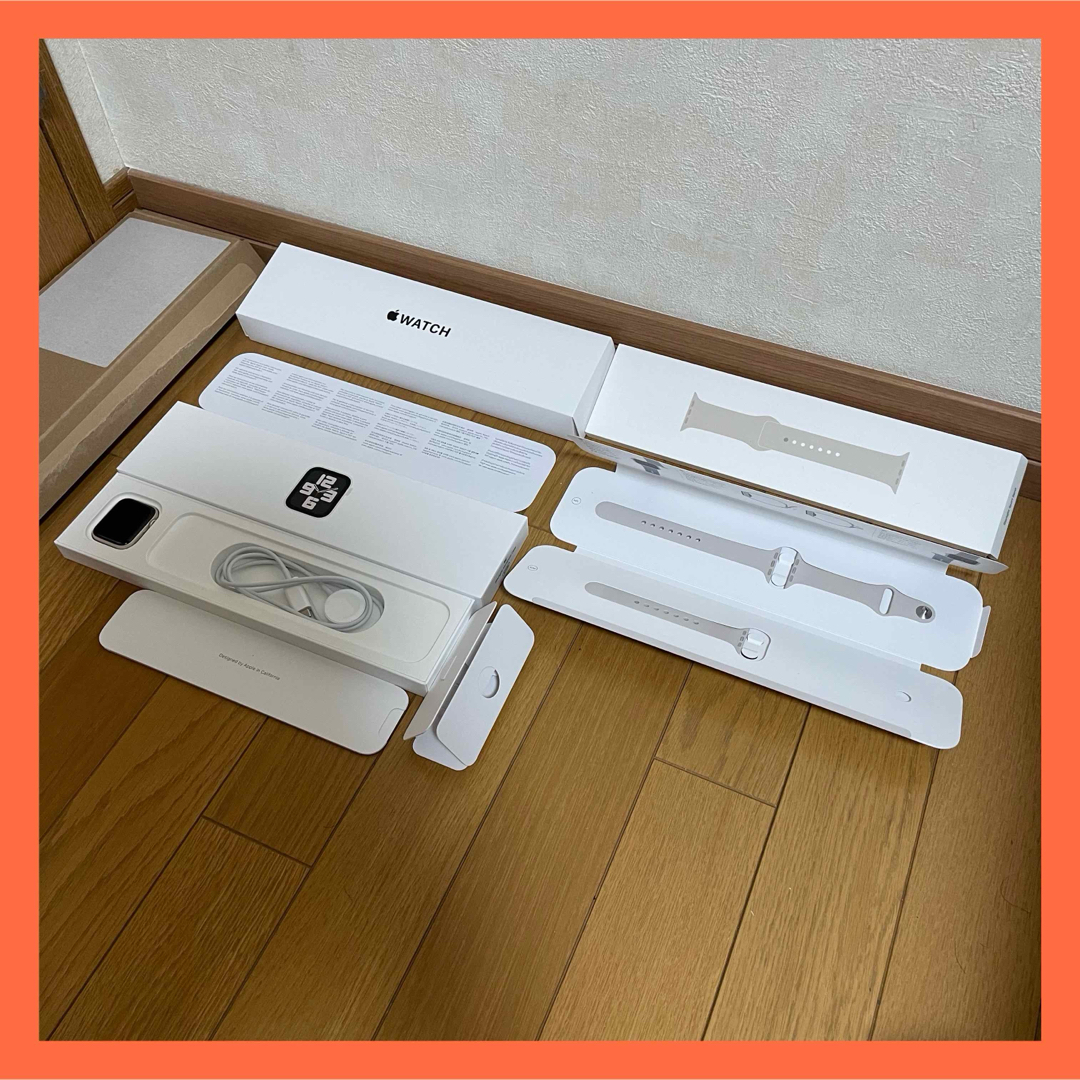 極美品】Apple Watch SE (第2世代) 40mm スターライト-