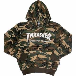 スラッシャー(THRASHER)のTHRASHER スラッシャー 迷彩柄 プルオーバーパーカー L(パーカー)