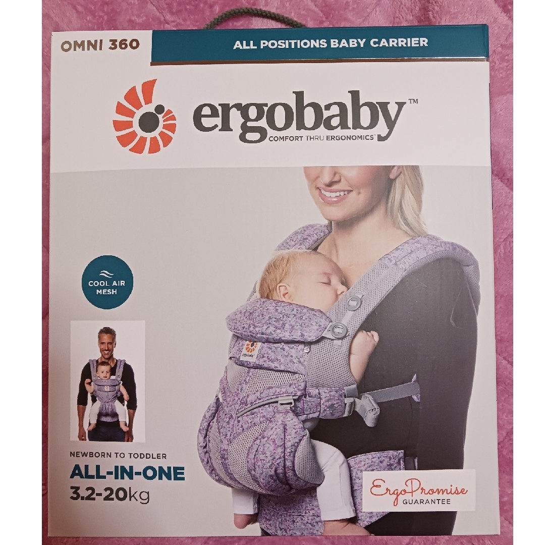 Ergobaby - エルゴベビー オムニ360 クールエア ピンク Ergobaby ...