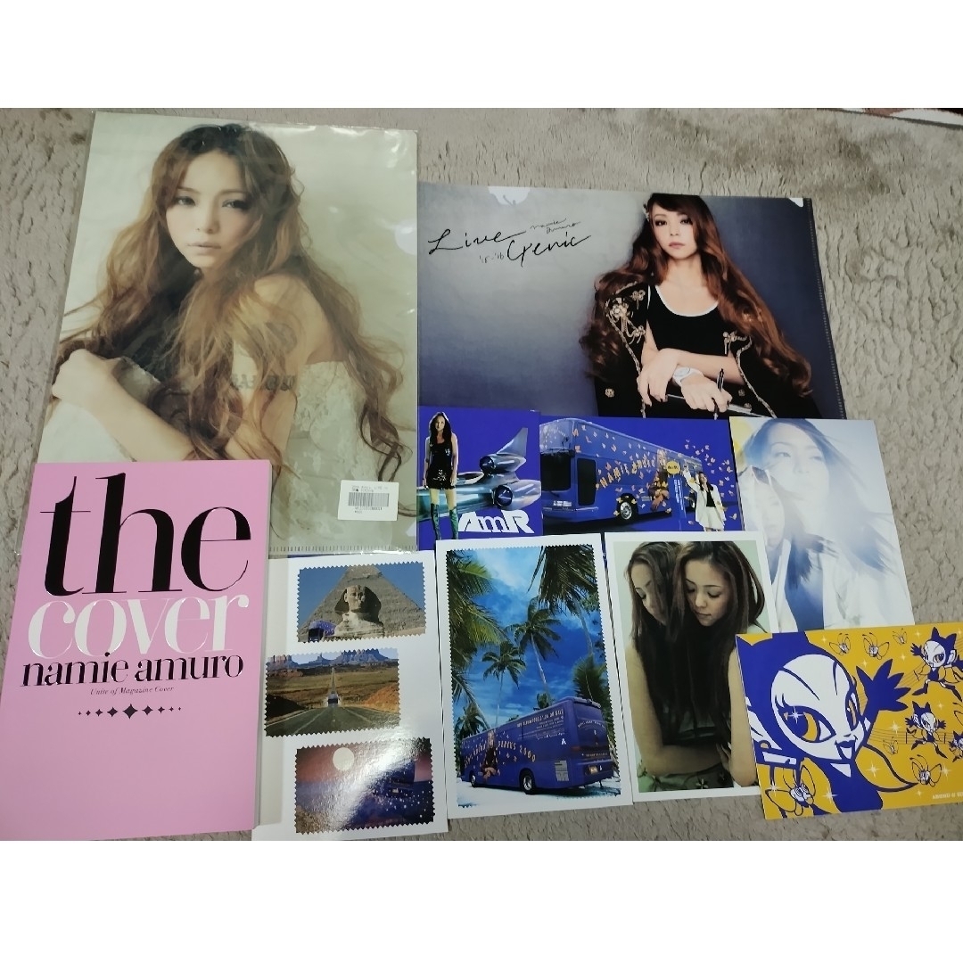 安室奈美恵２０周年GENIUS２０００沖縄ファッションクリアファイルポストカード