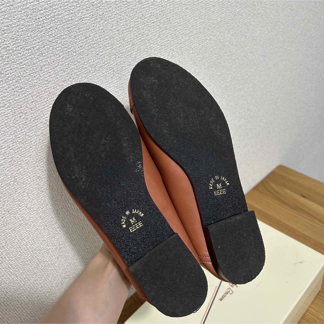 【日本製4EEEE】日本製Ｖカット らくちんシューズ/アプリコット/スリッポン レディースの靴/シューズ(ハイヒール/パンプス)の商品写真