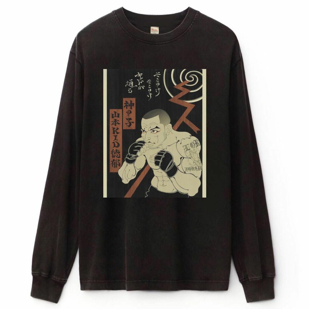 山本KID徳郁 ロンＴ rap hiphop music メンズのトップス(Tシャツ/カットソー(七分/長袖))の商品写真
