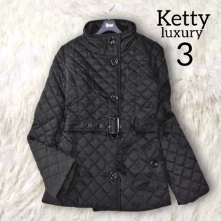 ケティ(ketty)のケティ ✿ キルティング ジャケット コート アウター 3 L ブラック ベルト(ブルゾン)