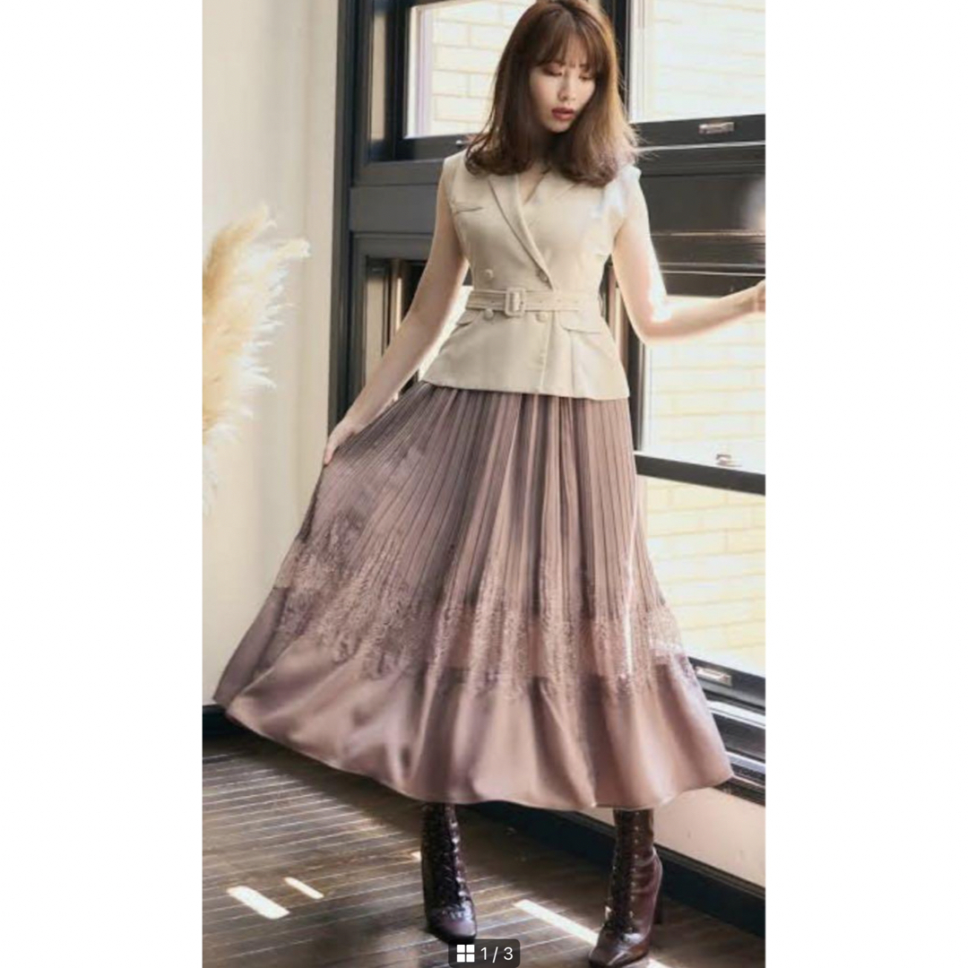 Herlipto Meurice Pleated Lace Dress | フリマアプリ ラクマ