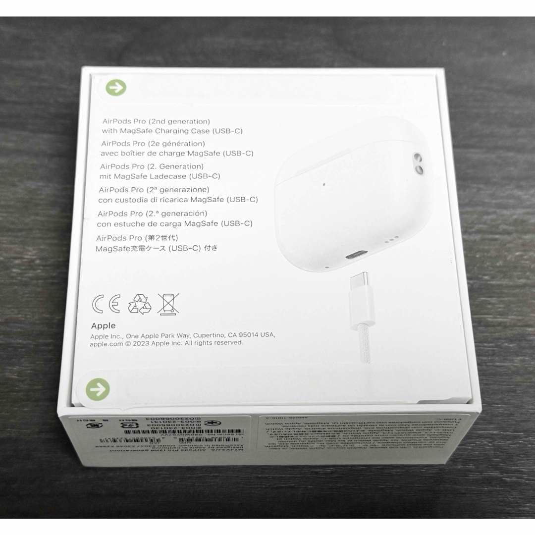 Apple - 新品 未開封 AirPods Pro 第2世代 USB-C MTJV3J/Aの通販 by ...