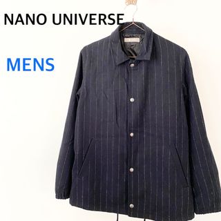 ナノユニバース(nano・universe)のナノユニバース　ストライプ　アウター　ジャンパー　ブルゾン(ブルゾン)