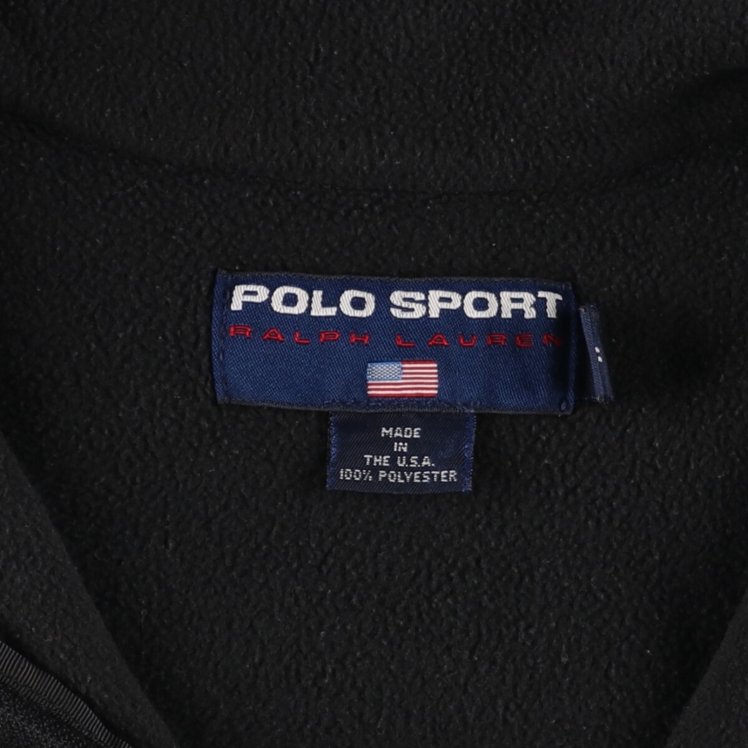 古着 90年代 ラルフローレン Ralph Lauren POLO SPORT ポロスポーツ ハーフジップ フリースプルオーバー USA製  メンズXXL ヴィンテージ /eaa365539