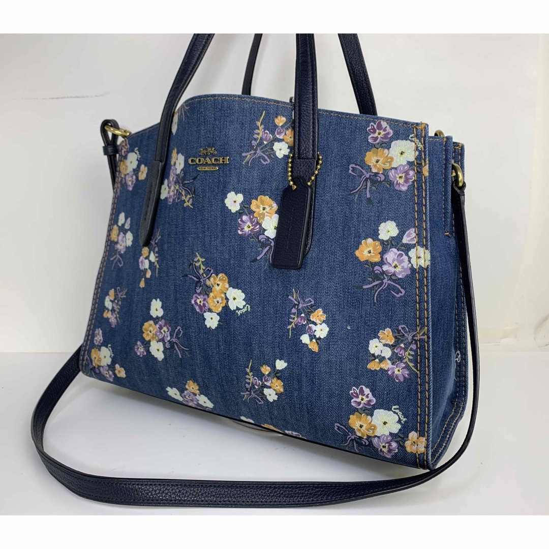 COACH - 美品☆ コーチ COACH デニム 2Way ショルダーバッグ トート ...