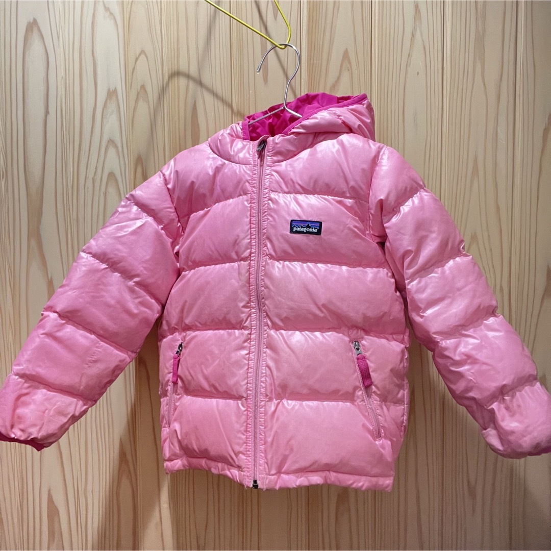 パタゴニア patagonia キッズ ダウンコート ピンク 4T アウター-