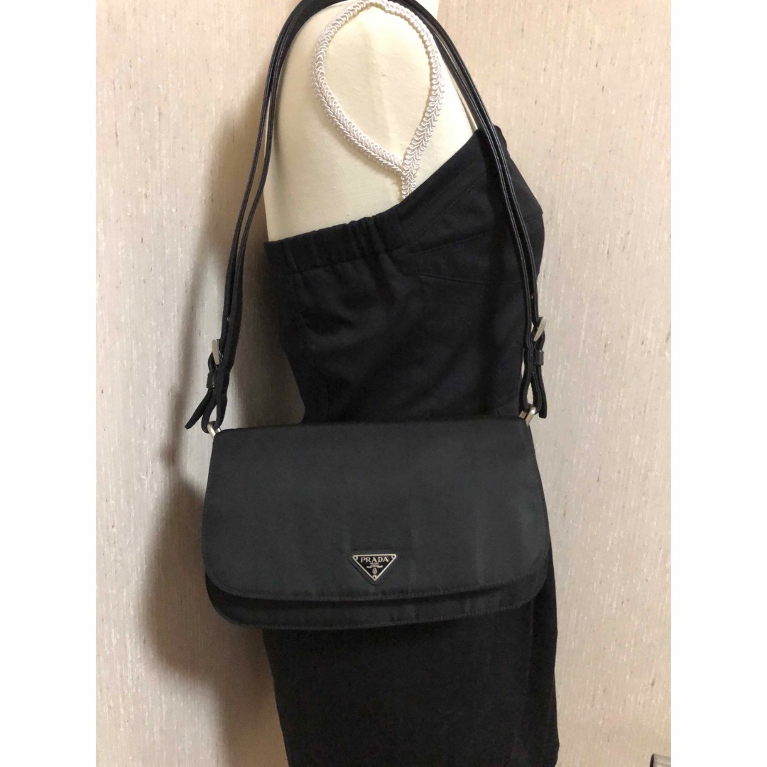 11/19まで最値下げ中【正規品】PRADA ナイロン&レザー ショルダーバッグ