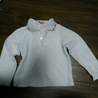 ミキハウス(mikihouse)のミキハウス　サイズ110 白ポロシャツ(その他)
