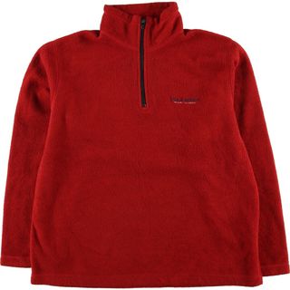 ラルフローレン(Ralph Lauren)の古着 90年代 ラルフローレン Ralph Lauren POLO SPORT ポロスポーツ ハーフジップ フリースプルオーバー カナダ製 メンズL ヴィンテージ /eaa379020(その他)