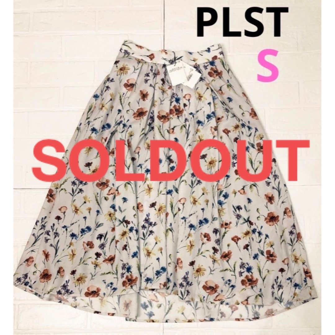 PLST(プラステ)の【売り切れ】新品未使用❣️　PLST　フレア花柄スカート レディースのスカート(ロングスカート)の商品写真