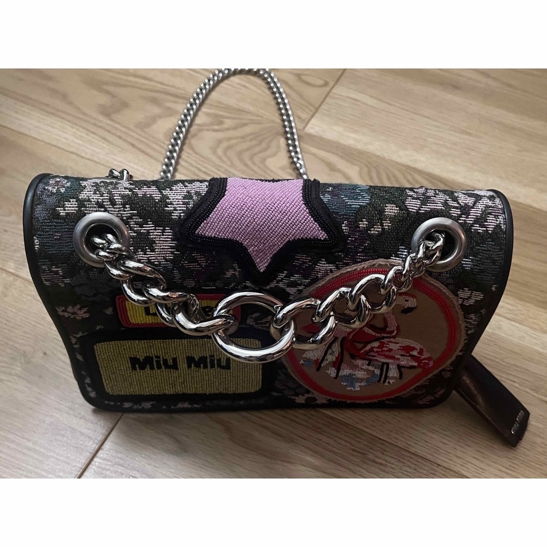 ミュウミュウ 2wayショルダーバッグ　チェーンバッグ miumiu