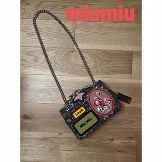 ミュウミュウ 2wayショルダーバッグ　チェーンバッグ miumiu