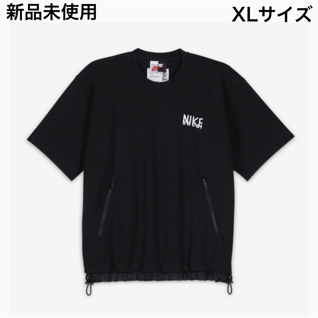 sacai nike Tシャツ　トップス　ブラック　XL