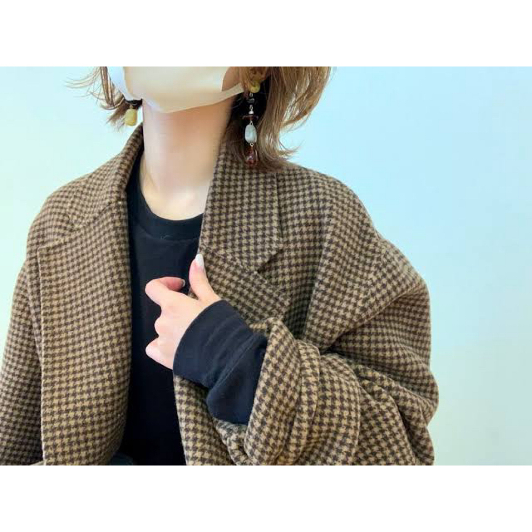 TODAYFUL - todayful オーバーチェックコートの通販 by さい|トゥデイ