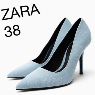 ザラ(ZARA)のデニムハイヒールシューズ(ハイヒール/パンプス)