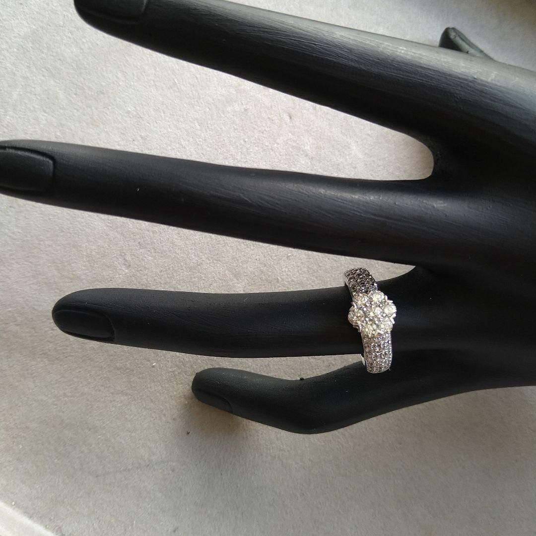 プラチナ900　ダイヤモンドリング　1カラット　　約11号 レディースのアクセサリー(リング(指輪))の商品写真
