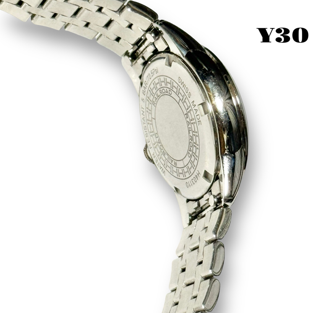 人気品！ HAMILTON H403110 ダイヤ シルバー ウォッチ 腕時計 6