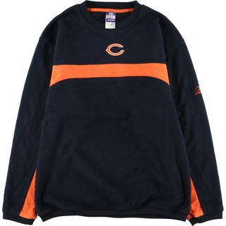 リーボック(Reebok)の古着 リーボック Reebok NFL CHICAGO BEARS シカゴベアーズ フリーススウェットシャツ トレーナー メンズL /eaa386645(スウェット)