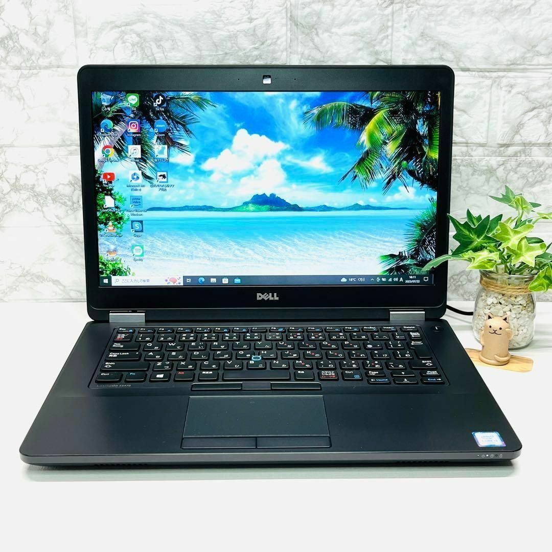 DELL - ✨爆速快適SSD初心者すぐ使える事務作業オフィスカメラ付ノート