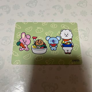 ビーティーイシビル(BT21)のBT21 COOKY SHOOKY RJ フィッシュソーセージ カード BTS(キャラクターグッズ)