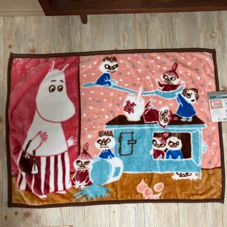 ムーミン(MOOMIN)のムーミンママ＆リトルミイ兄弟　膝掛け　ミニブランケット(毛布)