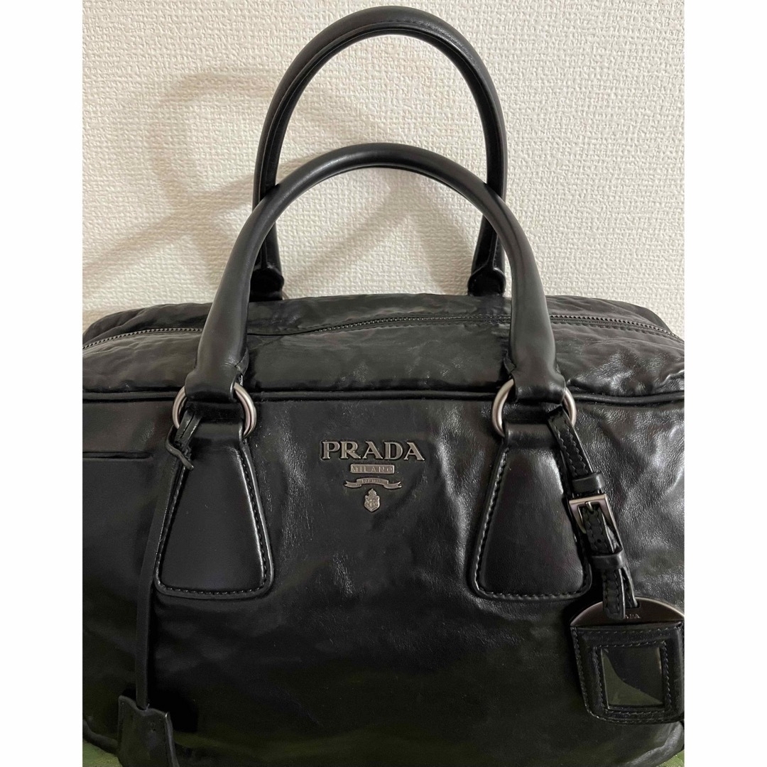 PRADA ナッパアンティーク ラージバッグ