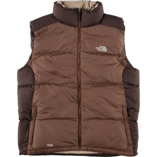 ノースフェイス 中綿ベスト 黒 メンズLサイズ相当 ポケット多数入手困難-