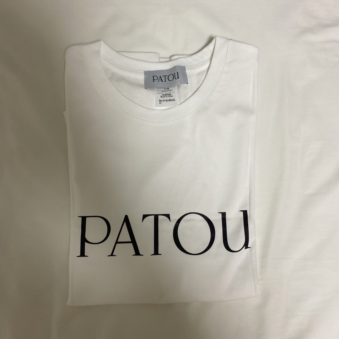 今期完売☆タグ付き新品☆PATOU パトゥ ロゴＴシャツ Ｓ　ホワイト