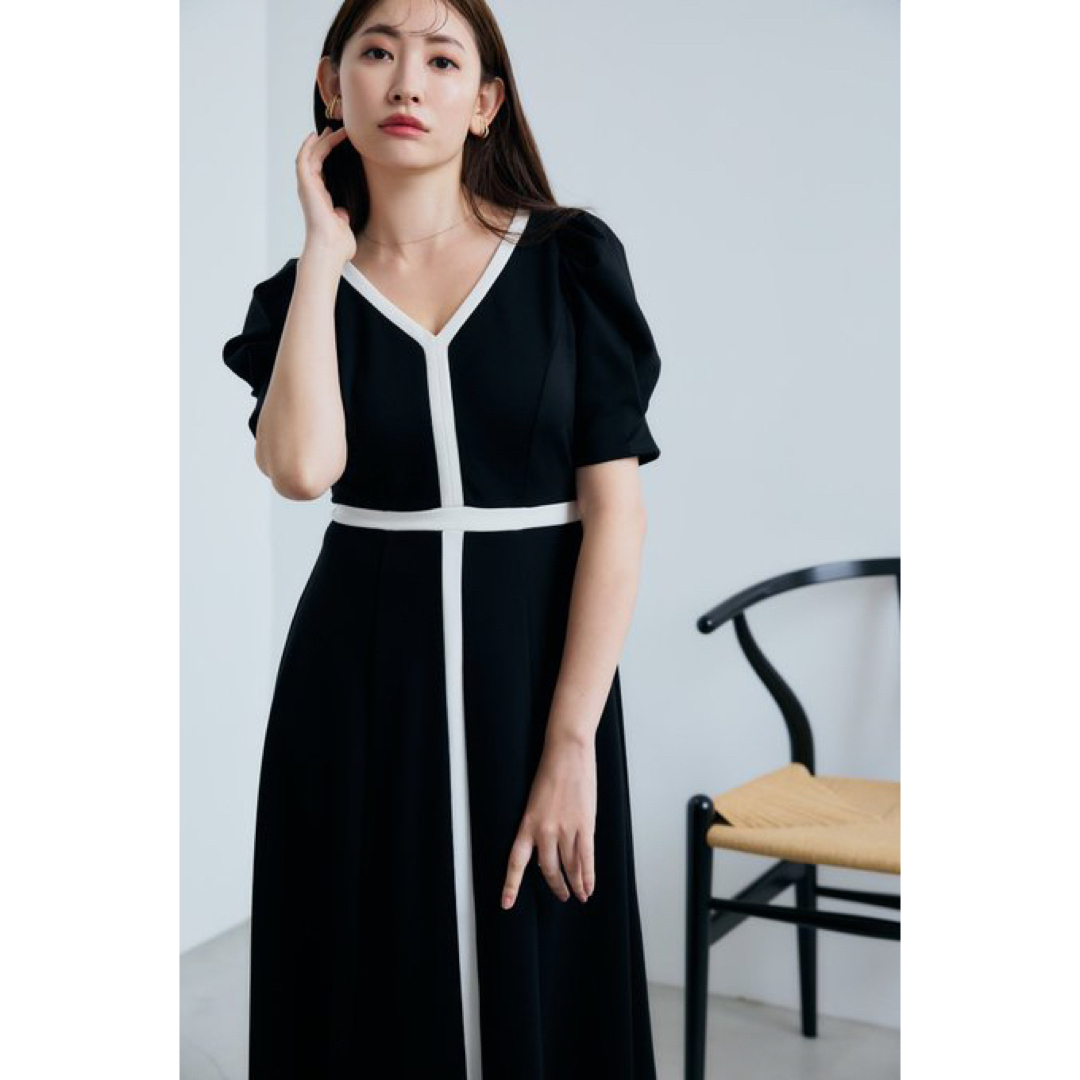 Puff Sleeve Jersey Dress | black | フリマアプリ ラクマ