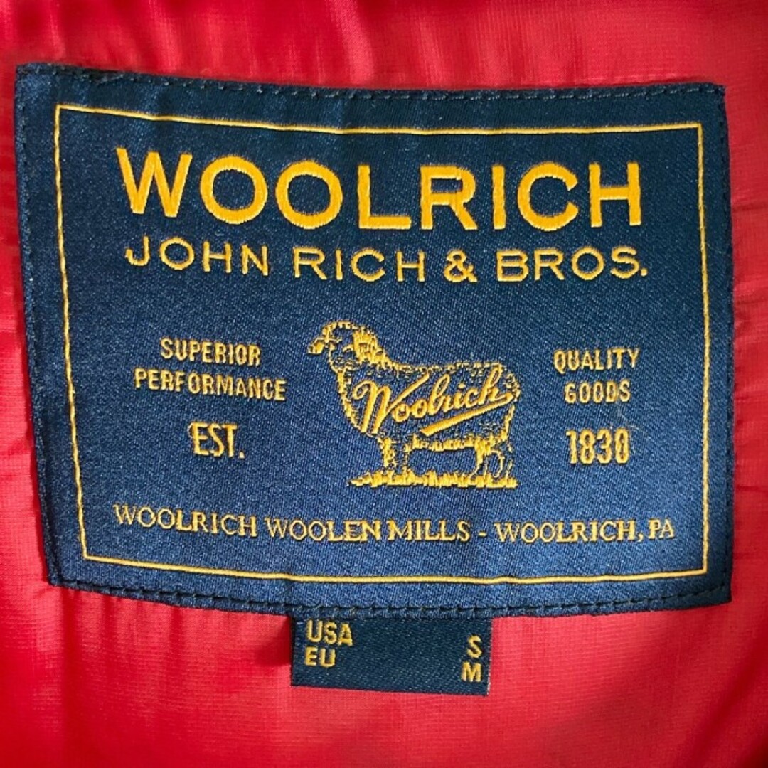 ★WOOLRICH ウールリッチ ARCTIC PARKA NF RAMAR CLOTH アークティックパーカー ダウンジャケット WOCPS2476D  レッド sizeS 2