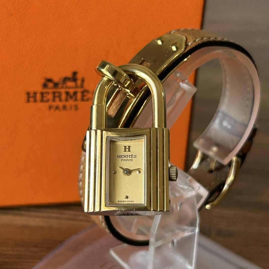 Hermes - 正規品 エルメス/HERMES ケリー 南京錠 レディース腕時計の ...