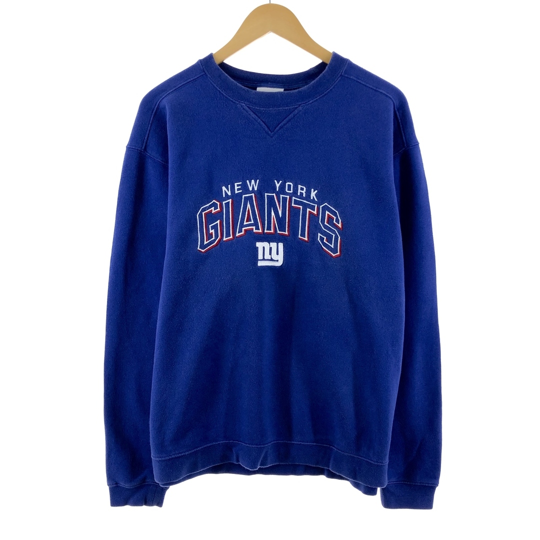 リーボック Reebok NFL NEWYORK GIANTS ニューヨークジャイアンツ スウェットシャツ トレーナー メンズL /eaa385490