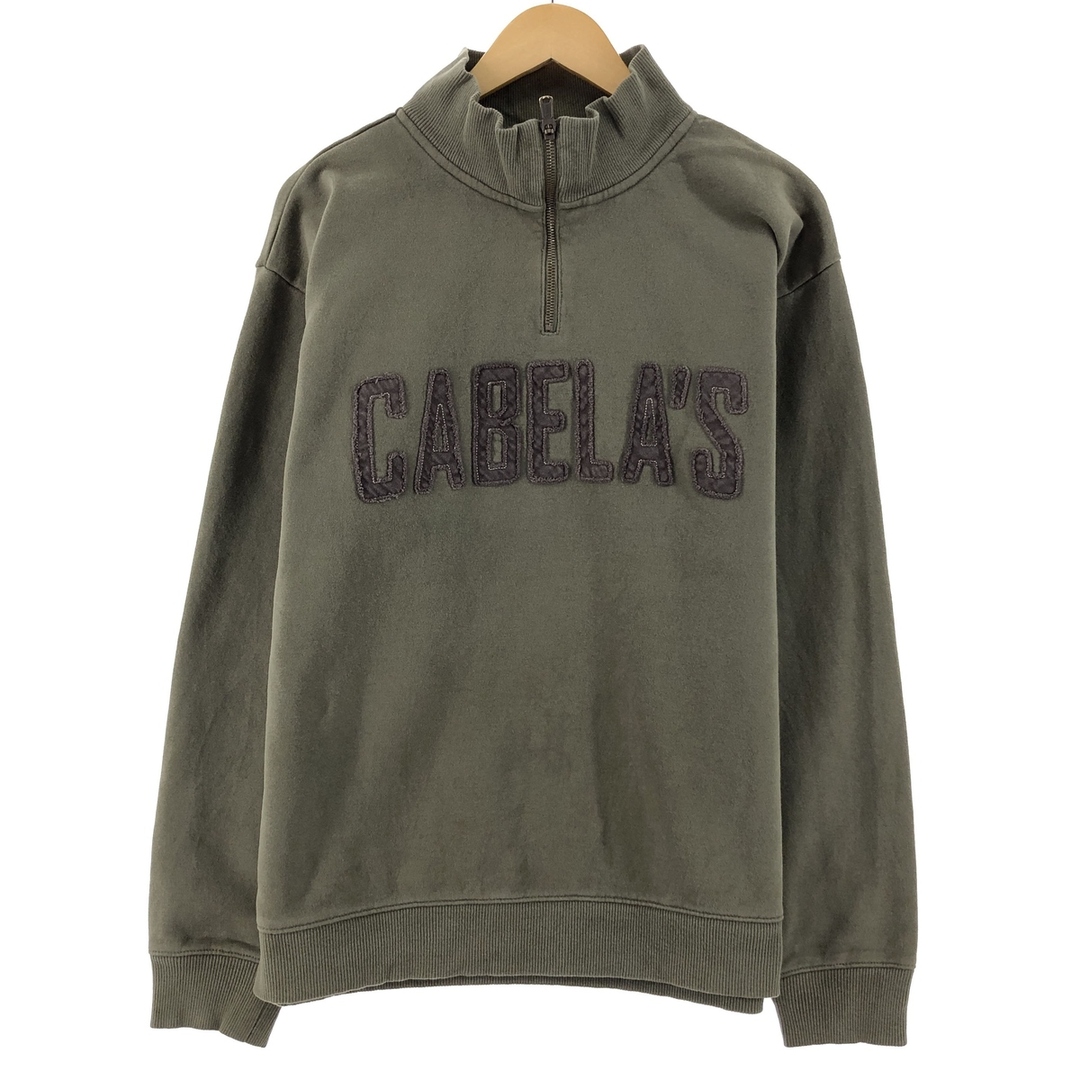 カベラス Cabelas ハーフジップスウェットシャツ トレーナー メンズL /eaa385233Cabelasカベラス特徴