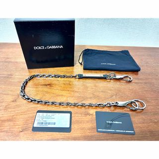 DOLCE&GABBANA ウォレット チェーン キーリング メタル× ゴールド