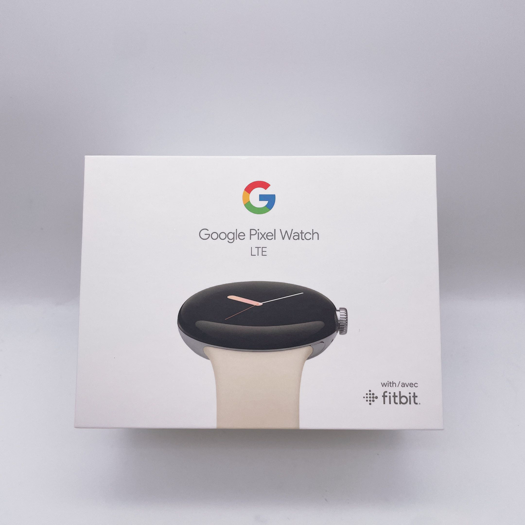 Pixel Watch LTE ステンレスケース アクティブバンド Chalk