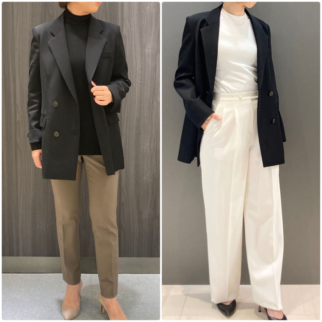 Theory luxe(セオリーリュクス)の theory 22AW Preciousコラボ　美シルエットダブルジャケット レディースのジャケット/アウター(テーラードジャケット)の商品写真