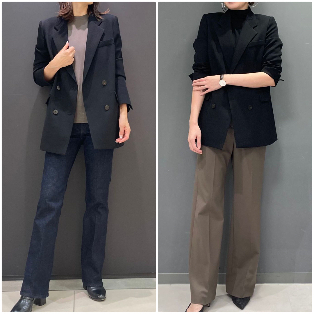 Theory luxe(セオリーリュクス)の theory 22AW Preciousコラボ　美シルエットダブルジャケット レディースのジャケット/アウター(テーラードジャケット)の商品写真