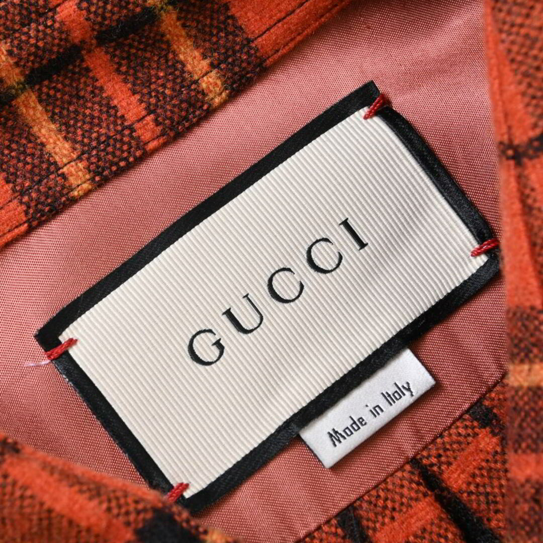 GUCCI - GUCCI アンカー チェック シャツの通販 by CYCLE HEARTS GUCCI - GUCCI アンカー チェック シャツの通販 by CYCLE HEARTS