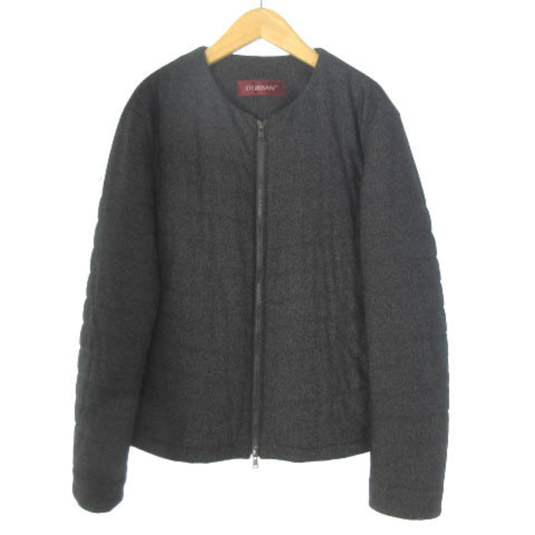D’URBAN(ダーバン)のダーバン タグ付き 中綿ジャケット ウール ノーカラー ジップアップ M メンズのジャケット/アウター(その他)の商品写真