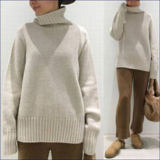 アパルトモンドゥーズィエムクラス(L'Appartement DEUXIEME CLASSE)の【未使用／定価61600円】アパルトモン　ARCH THE　ウールカシミヤニット(ニット/セーター)