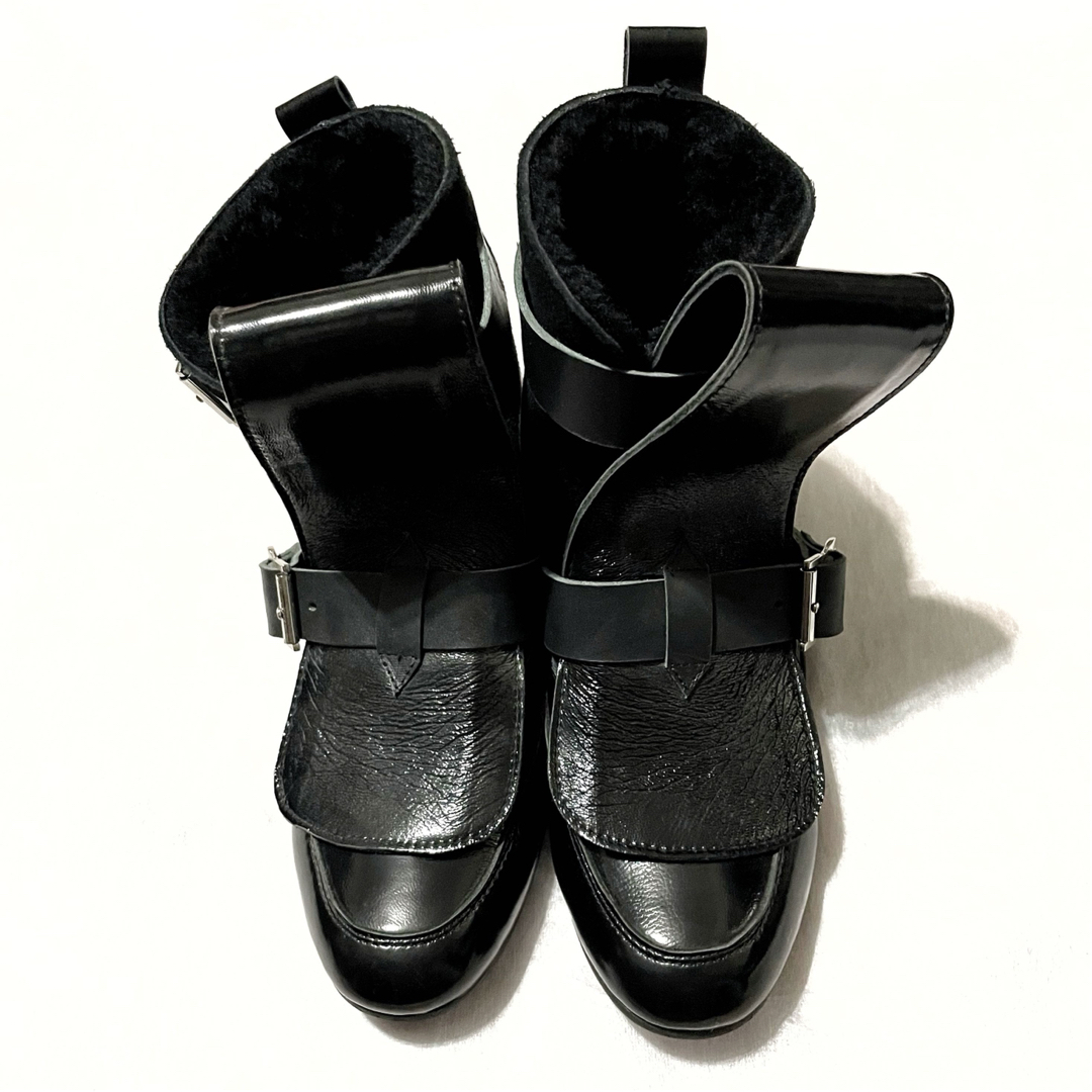 Vivienne Westwood(ヴィヴィアンウエストウッド)のヴィヴィアンウエストウッド【超希少】パイレーツ 本革 ムートン ブーツ レディースの靴/シューズ(ブーツ)の商品写真